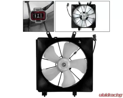 Xtune Radiator Fan Honda Civic 2/4Dr 2002-2005 - RF-HD-620-219