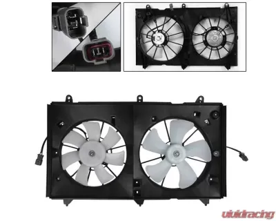 Xtune Radiator Fan Honda Accord 2.4L 2003-2004 - RF-HD-620-225
