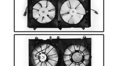 Xtune Radiator Fan Honda Accord 2.4L 2003-2004                                     - RF-HD-620-225 - Image 2