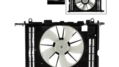 Xtune Radiator Fan Toyota Corolla | Pontiac Vibe 2009-2013                                     - RF-TO3115156 - Image 6