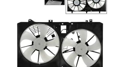 Xtune Radiator Fan Lexus RX350 | Toyota Sienna 2010-2016                                     - RF-TO3115168 - Image 4