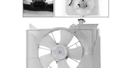 Xtune Radiator Fan Toyota Echo | Scion xA | xB 2000-2006                                     - RF-TY-620-525 - Image 4