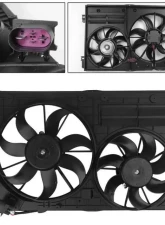 Xtune Radiator Fan Audi A3 | Volkswagen 2006-2013                                     - RF-VW-620-843 - Image 4