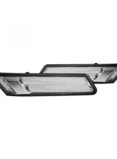 Xtune Chrome LED Side Marker Lights With Amber/Clear Lens  Porsche 911 | 997 2005-2007                                     - SML-ON-P99705-AMLED-C - Image 2