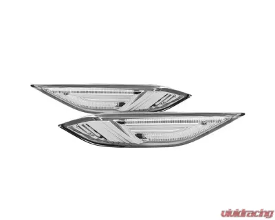 Xtune Chrome Side Marker Lights Porsche Cayenne 958 2011-2014 - SML-ON-PCAY11-LED-C