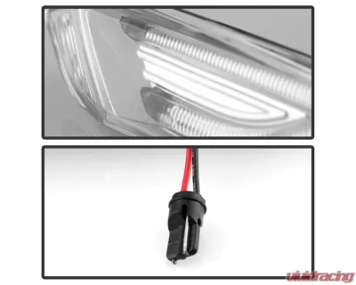 Xtune Chrome Side Marker Lights Porsche Cayenne 958 2011-2014 - SML-ON-PCAY11-LED-C