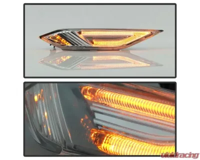 Xtune Chrome Side Marker Lights Porsche Cayenne 958 2011-2014 - SML-ON-PCAY11-LED-C