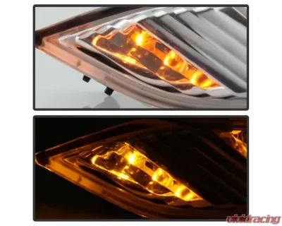 Xtune Chrome Side Marker Lights Porsche Cayenne 958 2011-2014 - SML-ON-PCAY11-LED-C