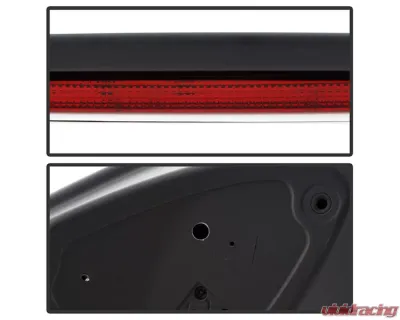 Xtune ABS 2 point mount w/LED Brake Light Spoiler Honda Civic 4Dr Sedan - SP-OE-HC22-4D-LED