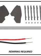 Xtune ABS 2 point mount w/LED Brake Light Spoiler Honda Civic 4Dr Sedan                                     - SP-OE-HC22-4D-LED - Image 5