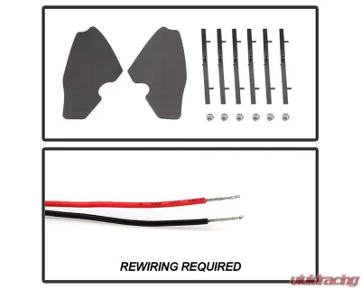 Xtune ABS 2 point mount w/LED Brake Light Spoiler Honda Civic 4Dr Sedan - SP-OE-HC22-4D-LED