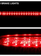 Xtune ABS 2 point mount w/LED Brake Light Spoiler Honda Civic 4Dr Sedan                                     - SP-OE-HC22-4D-LED - Image 8