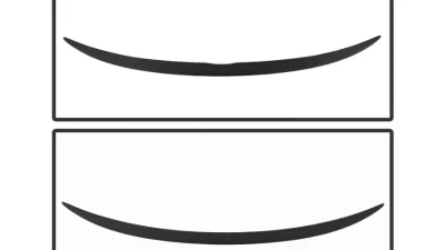 Xtune OE Style Rear Lip Spoiler Lexus IS250 | IS350 2006-2013                                     - SP-OE-LIS06 - Image 3