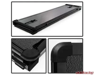 Xtune Black 60 Inch Hard Tri-Fold Tonneau Cover Chevrolet Colorado | GMC Canyon 2015-2019 - TC-HTF-CCO15-60