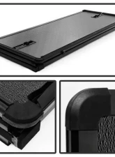 Xtune Black 68 Inch Bed Hard Tri-Fold Style Tonneau Cover Chevrolet Silverado | GMC Sierra 1500 2004-2007                                     - TC-HTF-CS04-68 - Image 2