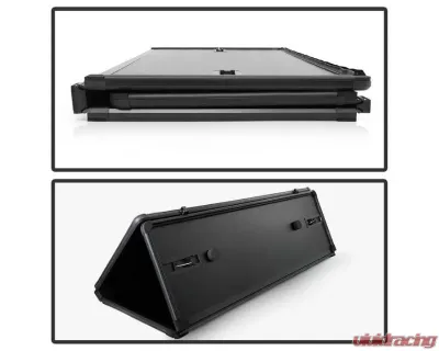 Xtune Black 68 Inch Bed Hard Tri-Fold Style Tonneau Cover Chevrolet Silverado | GMC Sierra 1500 2004-2007 - TC-HTF-CS04-68