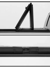 Xtune Black 68 Inch Bed Hard Tri-Fold Style Tonneau Cover Chevrolet Silverado | GMC Sierra 1500 2004-2007                                     - TC-HTF-CS04-68 - Image 8