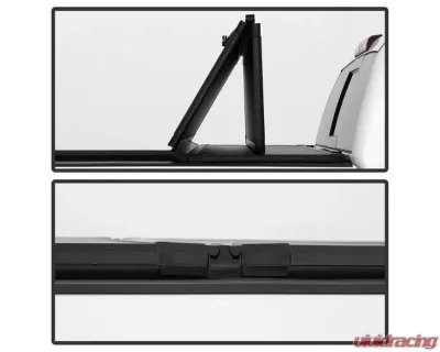 Xtune Black 68 Inch Bed Hard Tri-Fold Style Tonneau Cover Chevrolet Silverado | GMC Sierra 1500 2004-2007 - TC-HTF-CS04-68