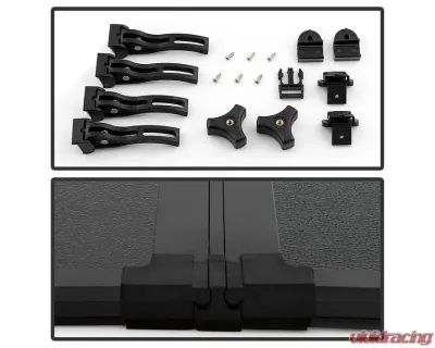 Xtune Black 68 Inch Bed Hard Tri-Fold Style Tonneau Cover Chevrolet Silverado | GMC Sierra 2007-2014 - TC-HTF-CS07-68