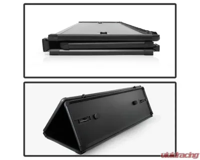 Xtune Black 67 Inch Bed Hard Tri-Fold Style Tonneau Cover Dodge Ram | Ram 2009-2016 - TC-HTF-DR09-67