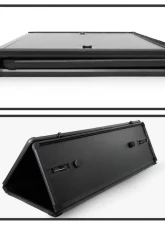 Xtune Black 78 Inch Short Bed Hard Tri-Fold Style Tonneau Cover Dodge Ram 1500 | Ram 2009-2016                                     - TC-HTF-DR09-78 - Image 3