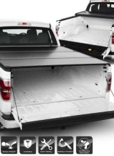 Xtune Black 66 Inch Bed Hard Tri-Fold Style Tonneau Cover Ford F150 2004-2014                                     - TC-HTF-FF15004-66 - Image 10