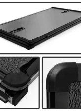 Xtune Black 78 Inch Short Bed Hard Tri-Fold Style Tonneau Cover Ford F150 2004-2014                                     - TC-HTF-FF15004-78 - Image 2
