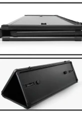 Xtune Black 66 Inch Bed Hard Tri-Fold Style Tonneau Cover Ford F150 Supercrew 2015-2018                                     - TC-HTF-FF15015-66 - Image 3