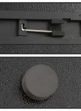 Xtune Black 60 Inch Hard Tri-Fold Style Tonneau Cover Jeep Gladiator 2020-2021                                     - TC-HTF-JGLA20-60 - Image 4