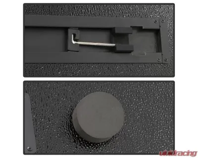 Xtune Black 60 Inch Hard Tri-Fold Style Tonneau Cover Jeep Gladiator 2020-2021 - TC-HTF-JGLA20-60