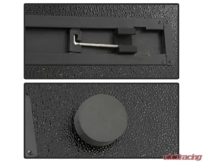 Xtune Black 60 Inch Bed Hard Tri-Fold Style Tonneau Cover Toyota Tacoma 2005-2015 - TC-HTF-TT05-60