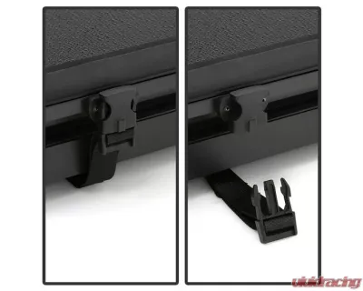 Xtune Black 60 Inch Bed Hard Tri-Fold Style Tonneau Cover Toyota Tacoma 2005-2015 - TC-HTF-TT05-60