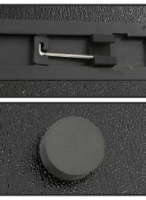 Xtune Black 60 Inch Short Bed Hard Tri-Fold Style Tonneau Cover Toyota Tacoma 2016-2018                                     - TC-HTF-TT16-60 - Image 4