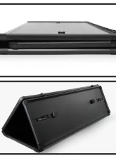 Xtune Black 72 Inch Short Bed Hard Tri-Fold Style Tonneau Cover Toyota Tacoma 2016-2017                                     - TC-HTF-TT16-72 - Image 3