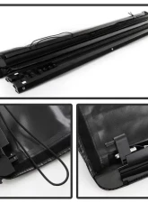 Xtune Black 63 Inch Bed Roll Up Style Tonneau Cover Chevrolet Colorado | GMC Canyon 2004-2012                                     - TC-RU-CCO04-63 - Image 2