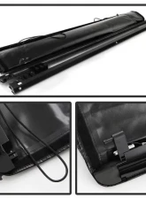 Xtune Black 72 Inch Bed Roll Up Style Tonneau Cover Chevrolet Colorado | GMC Canyon 2004-2011                                     - TC-RU-CCO04-72 - Image 2