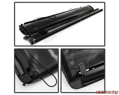 Xtune Black 72 Inch Bed Roll Up Style Tonneau Cover Chevrolet Colorado | GMC Canyon 2004-2011 - TC-RU-CCO04-72
