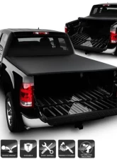 Xtune Black 68 Inch Bed Roll Up Style Tonneau Cover Chevrolet Silverado | GMC Sierra 1500 2004-2007                                     - TC-RU-CS04-68 - Image 9