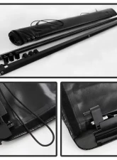 Xtune Black 78 Inch Short Bed Roll Up Style Tonneau Cover Dodge Dakota 1997-2004                                     - TC-RU-DDAK97-78 - Image 2