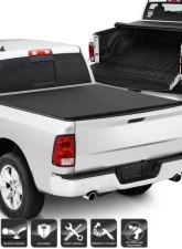Xtune Black 67 Inch Bed Roll Up Style Tonneau Cover Dodge Ram | Ram 2009-2016                                     - TC-RU-DR09-67 - Image 9