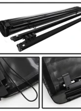 Xtune Black 67 Inch Bed Roll Up Style Tonneau Cover Dodge Ram | Ram 2009-2016                                     - TC-RU-DR09-67 - Image 2