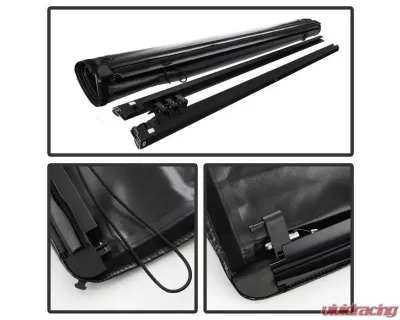Xtune Black 67 Inch Bed Roll Up Style Tonneau Cover Dodge Ram | Ram 2009-2016 - TC-RU-DR09-67