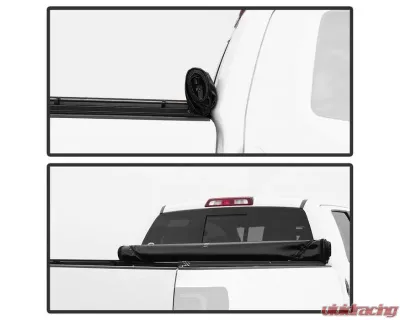 Xtune Black 67 Inch Bed Roll Up Style Tonneau Cover Dodge Ram | Ram 2009-2016 - TC-RU-DR09-67