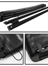 Xtune Black 78 Inch Short Bed Roll Up Style Tonneau Cover Dodge Ram 1500 | Ram 2009-2016                                     - TC-RU-DR09-78 - Image 2