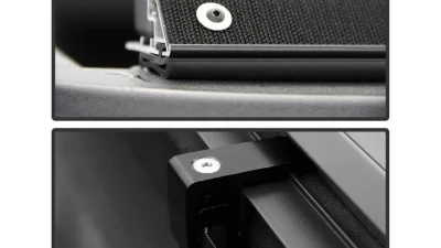 Xtune Black 78 Inch Short Bed Roll Up Style Tonneau Cover Dodge Ram 1994-2002                                     - TC-RU-DR94-78 - Image 6