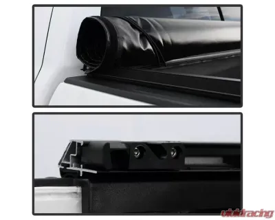 Xtune Black 78 Inch Short Bed Roll Up Style Tonneau Cover Dodge Ram 1994-2002 - TC-RU-DR94-78