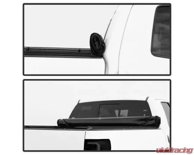 Xtune Black 78 Inch Short Bed Roll Up Style Tonneau Cover Dodge Ram 1994-2002 - TC-RU-DR94-78