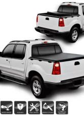 Xtune Black 49 Inch Roll Up Style Tonneau Cover Ford Explorer Sport Trac 2001-2005                                     - TC-RU-FEXP01-49 - Image 9