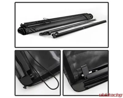 Xtune Black 49 Inch Roll Up Style Tonneau Cover Ford Explorer Sport Trac 2001-2005 - TC-RU-FEXP01-49