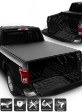 Xtune Black 66 Inch Bed Roll Up Style Tonneau Cover Ford F150 Supercrew 2015-2018                                     - TC-RU-FF15015-66 - Image 8